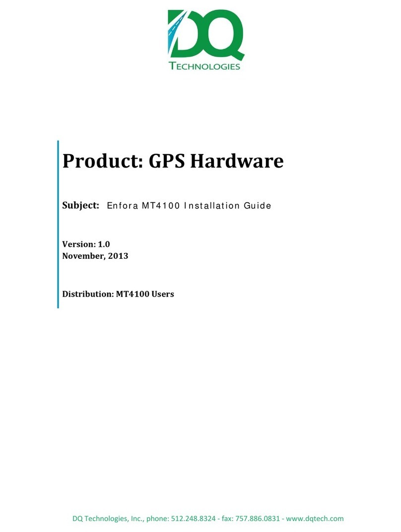 Enfora MT4100 installation guide