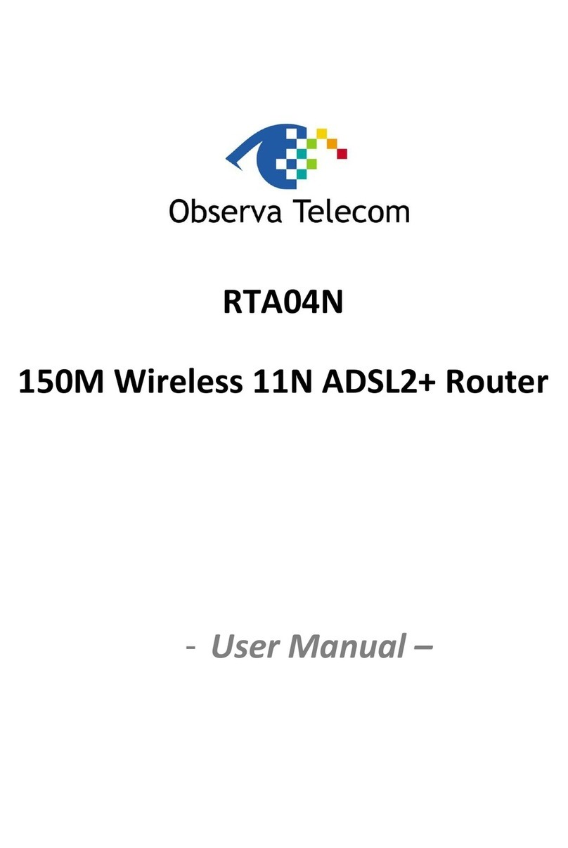 Observa Telecom RTA04N user manual