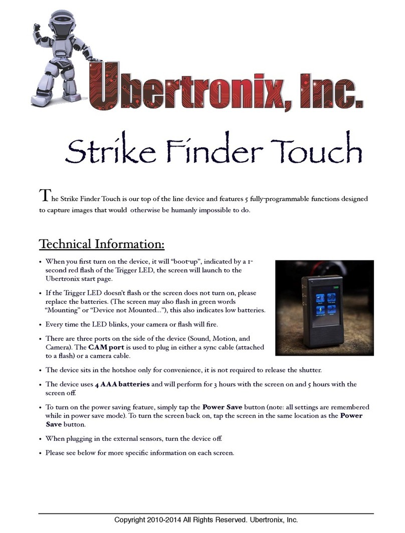 Ubertronix Strike Finder Touch manual