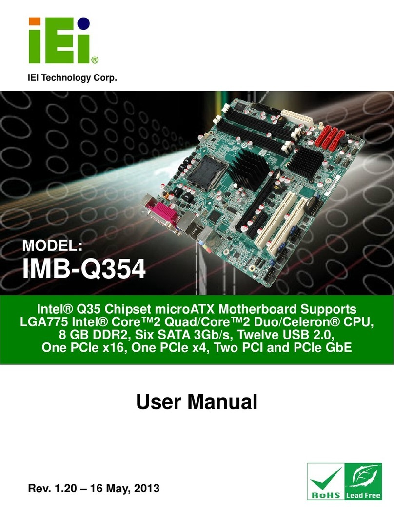IEI Technology IMB-Q354 User manual