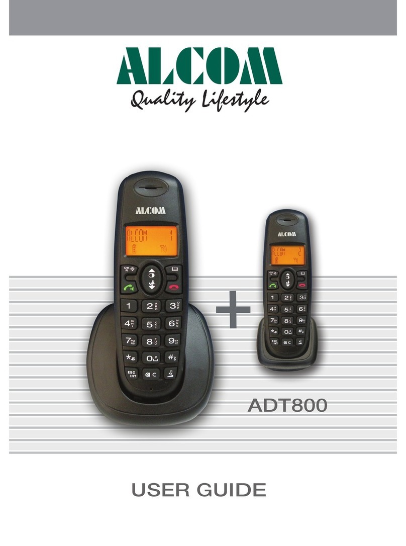 ALcom ADT800 user guide