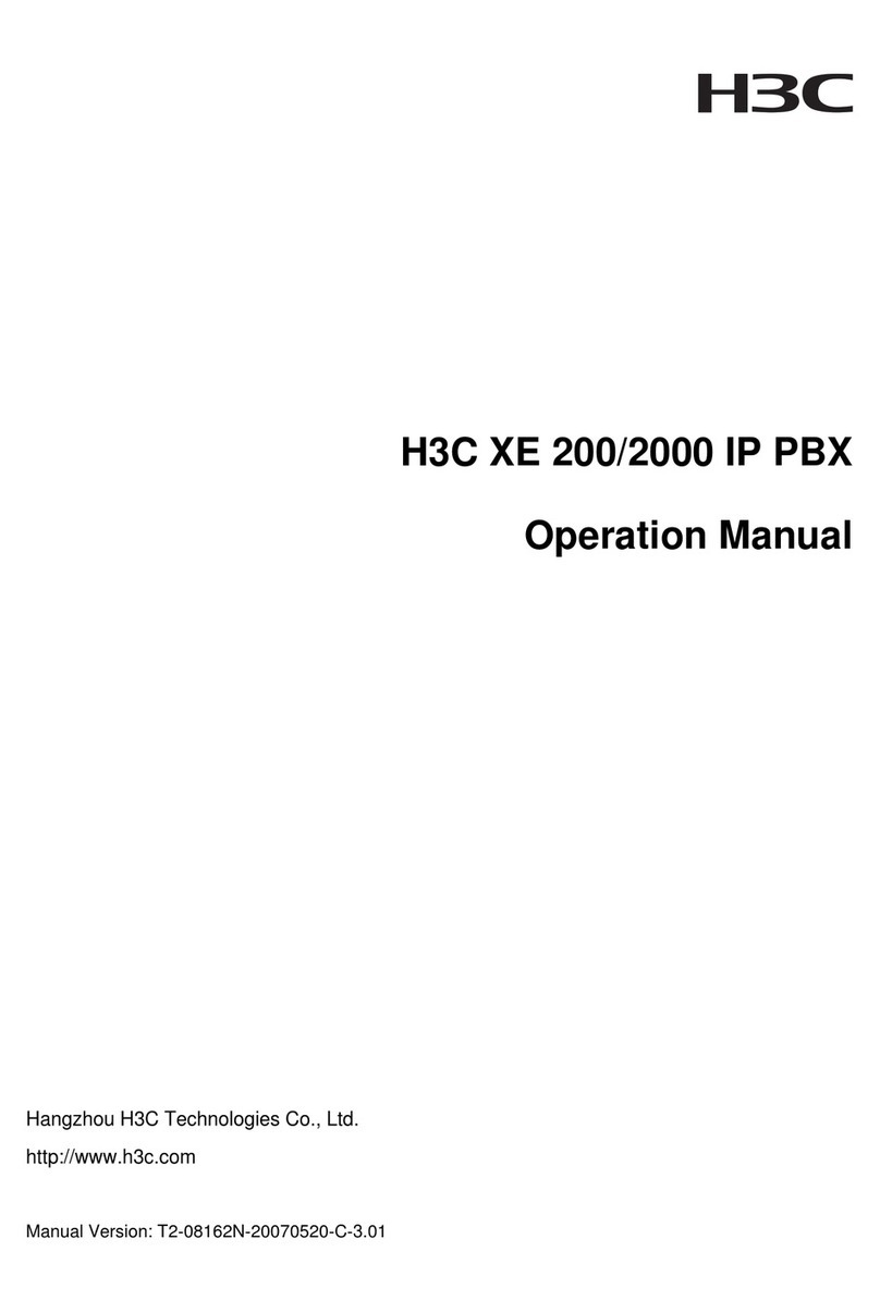 H3C XE 200/2000 IP Operation manual