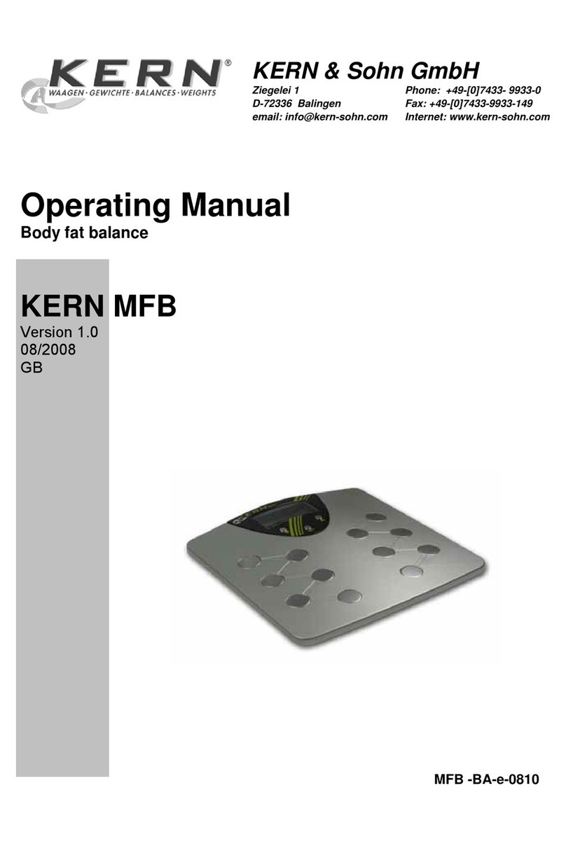 KERN MFB User manual