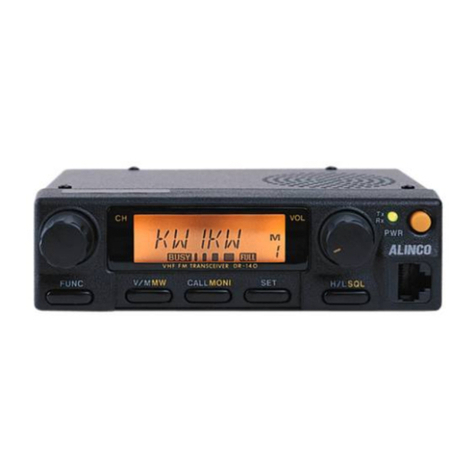 Alinco DR-140T User manual