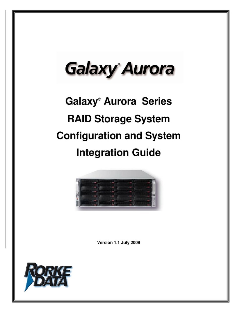 Rorke Data Galaxy Aurora Series Configuration and system integration guide