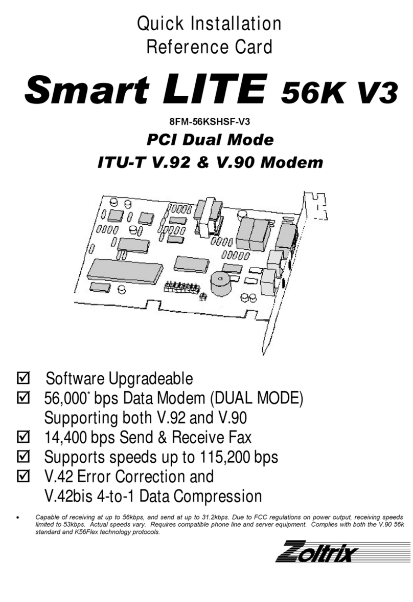 Zoltrix Smart LITE 8FM-56KSHSF-V3 Quick installation guide