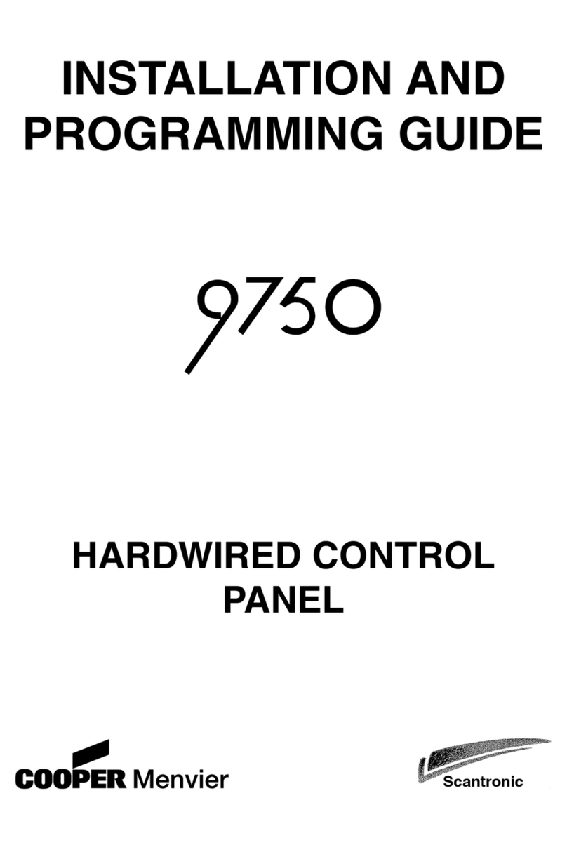 Cooper Security 9750 Installation and programming guide Cooper Security 9750 Installation and programming guide