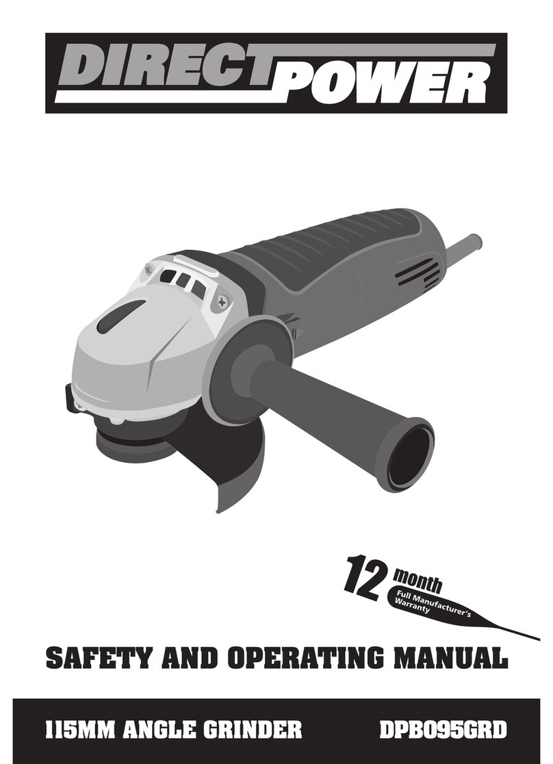 Direct power DPB095GRD Safety and operating manual