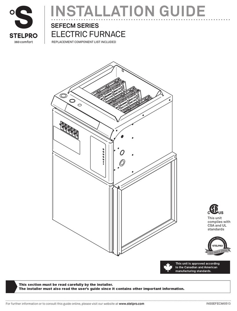 Stelpro SEFECM Series installation guide