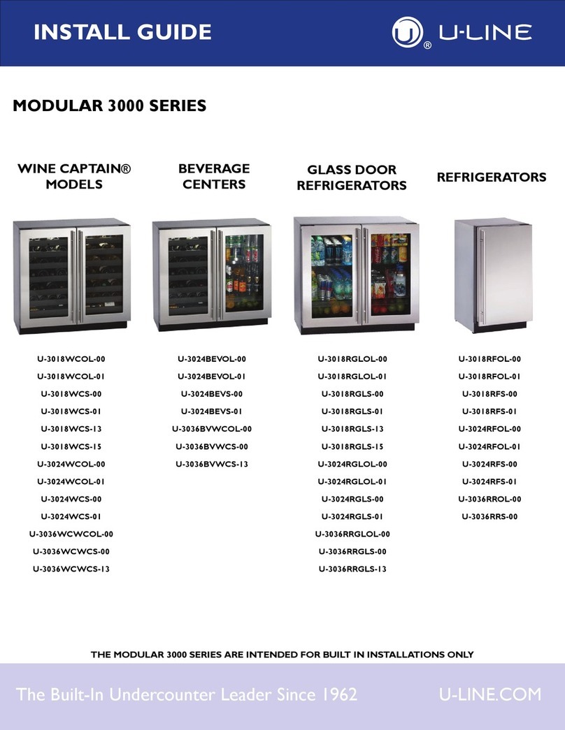 U-Line U-3018WCOL-00 install guide