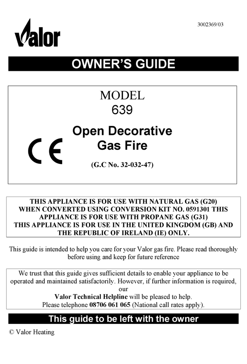Valor 639 owner's manual