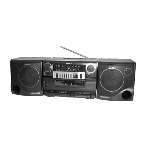 Sony CFS-616S User manual