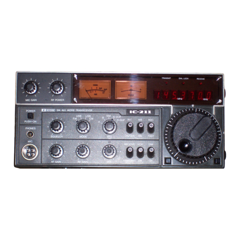 Icom IC-211E User manual