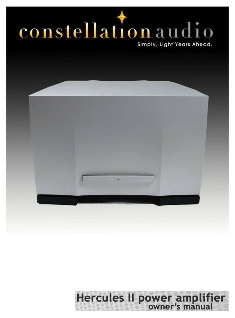 Constellation audio Hercules II owner's manual