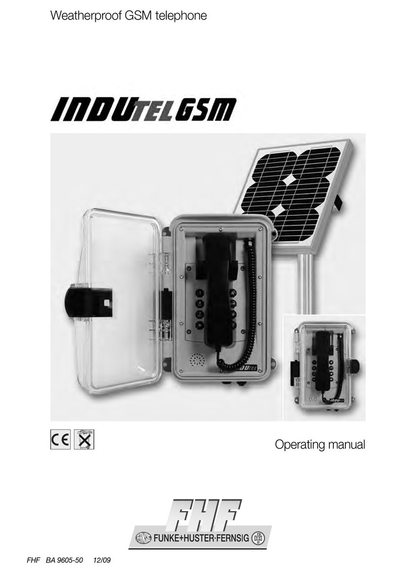 FNF Indutel GSM operating manual