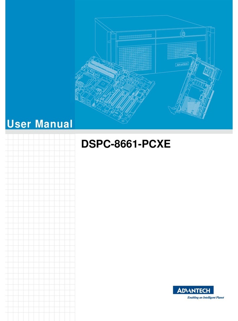 Advantech DSPC-8661-PCXE User manual