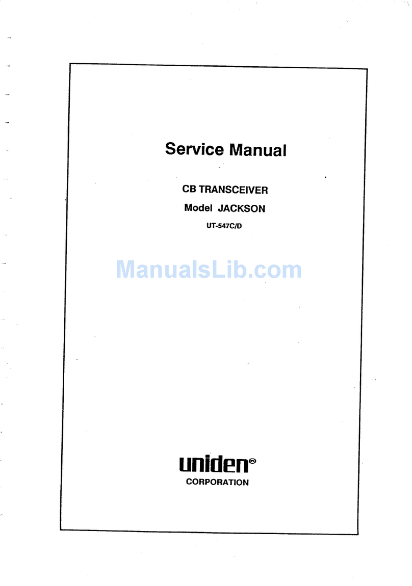 Jackson Jackson UT-547C Service manual