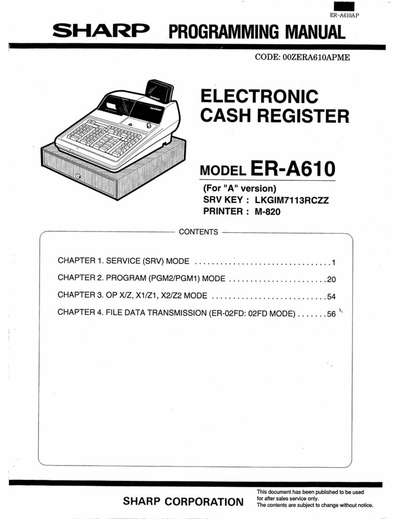 Sharp ER-A610 Owner's manual