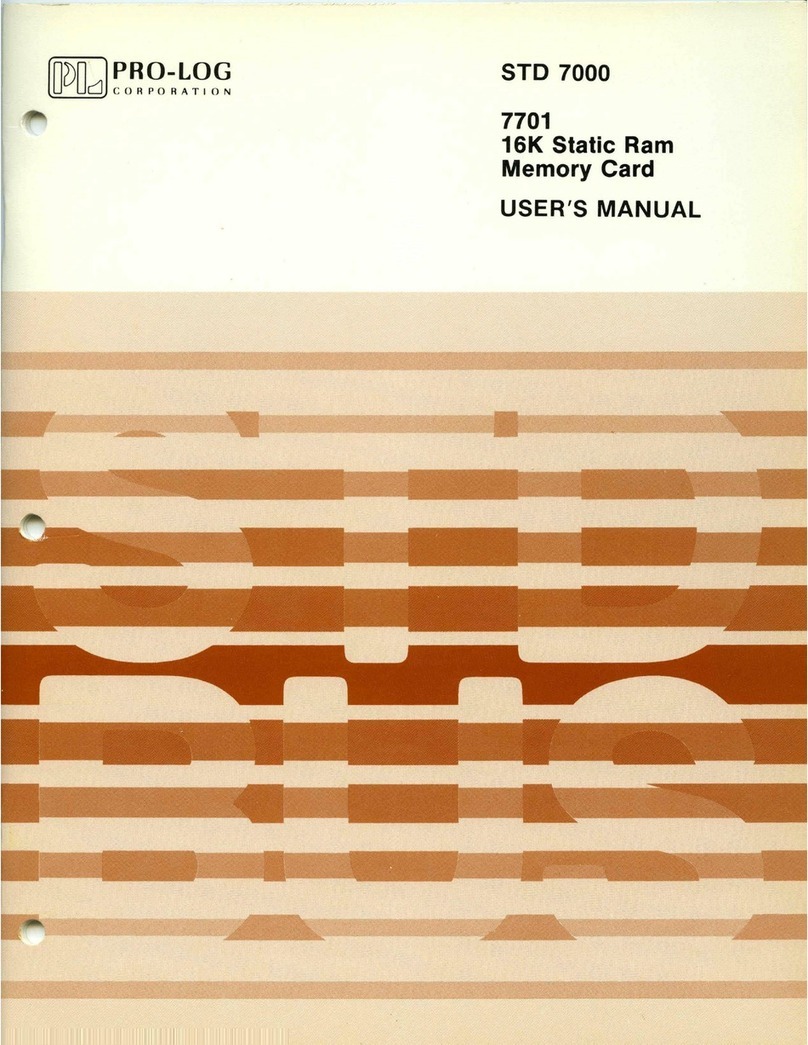 Pro-Log 7701 user manual