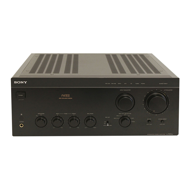 Sony TA-FA5ES Service manual