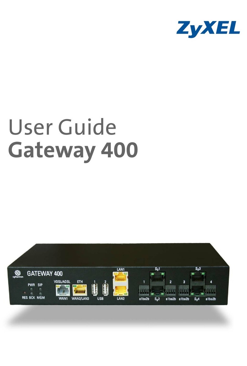 ZyXEL Communications 400 User manual