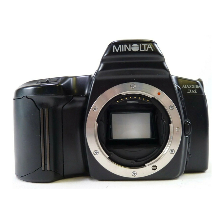 Minolta Maxxum Dynax 3xi User manual