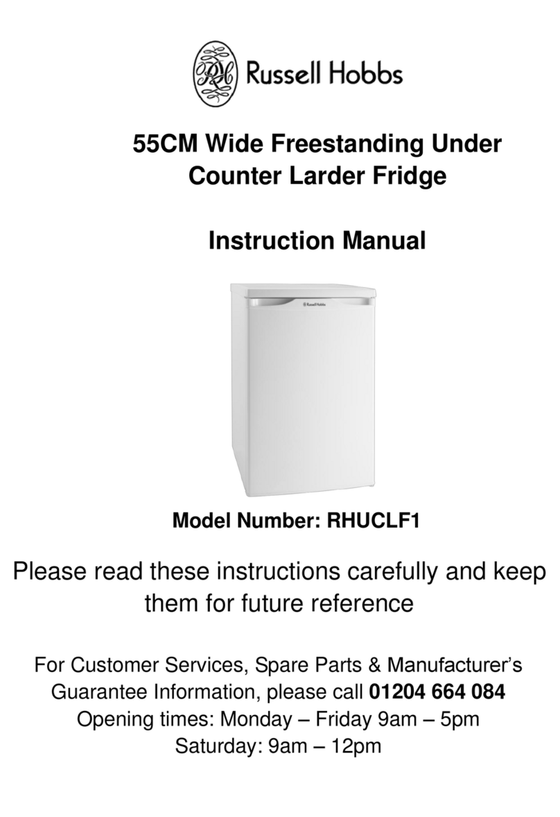 Russell Hobbs RHUCLF1 User manual Russell Hobbs RHUCLF1 User manual