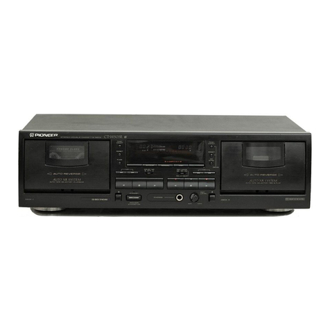 Pioneer CT-W503R Operating instructionsr