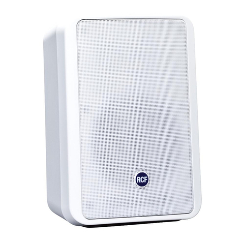 RCF MR44T User manual