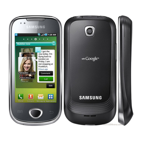 Samsung Galaxy 3 GT-I5801 user manual