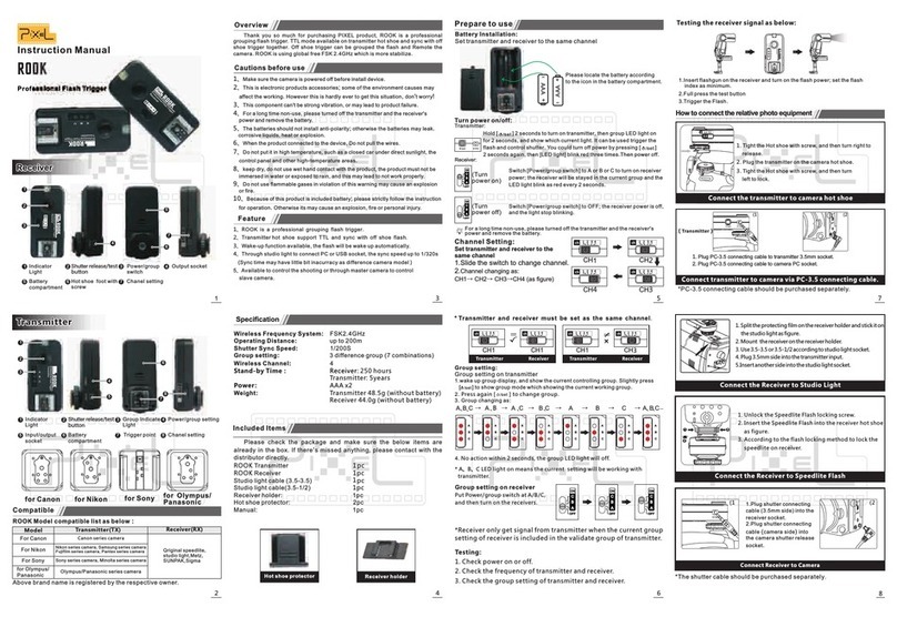 Pixel ROOK instruction manual