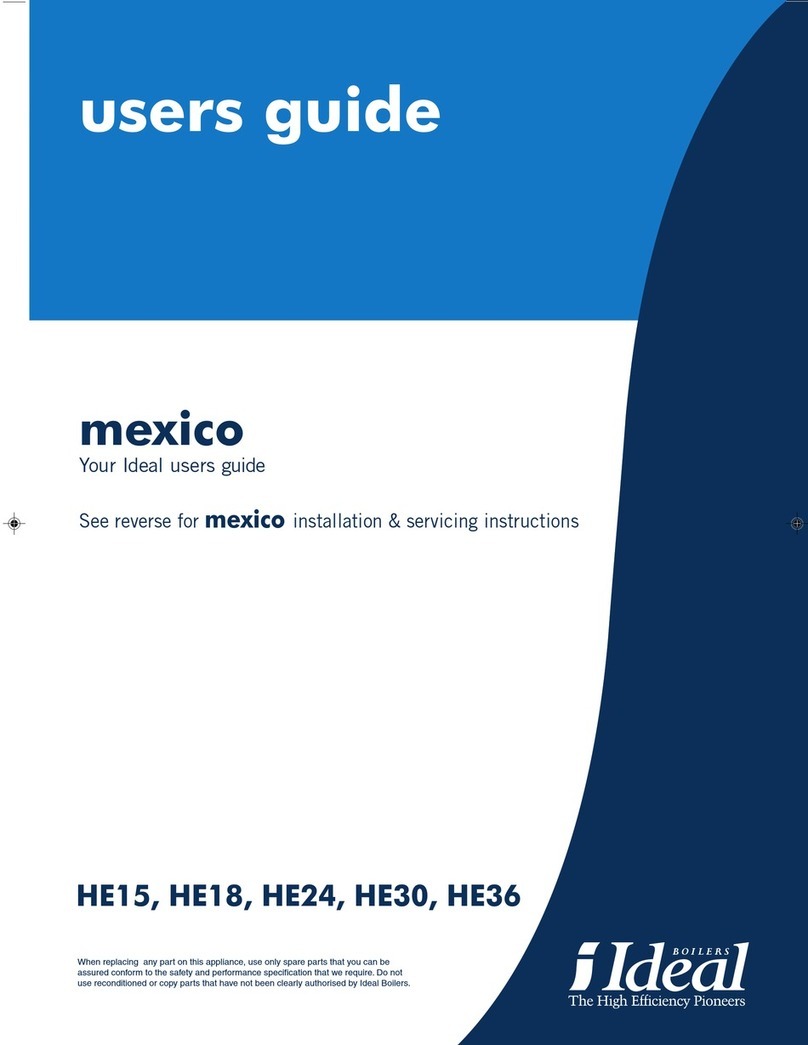 Ideal Boilers HE15 user guide