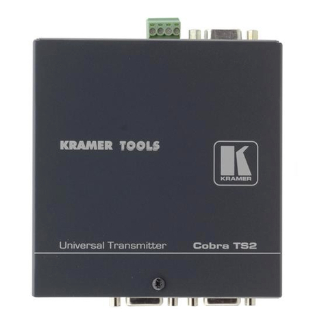 Kramer Cobra TS2 User manual