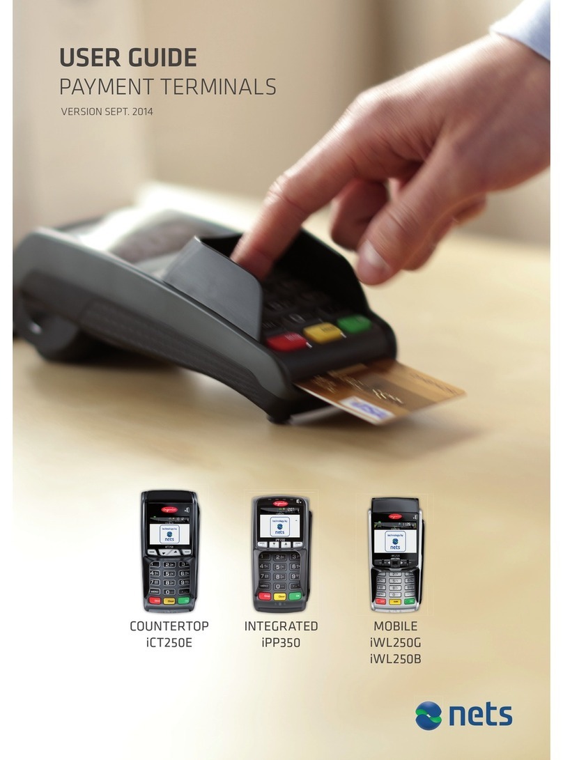 Nets COUNTERTOP iCT250E user guide