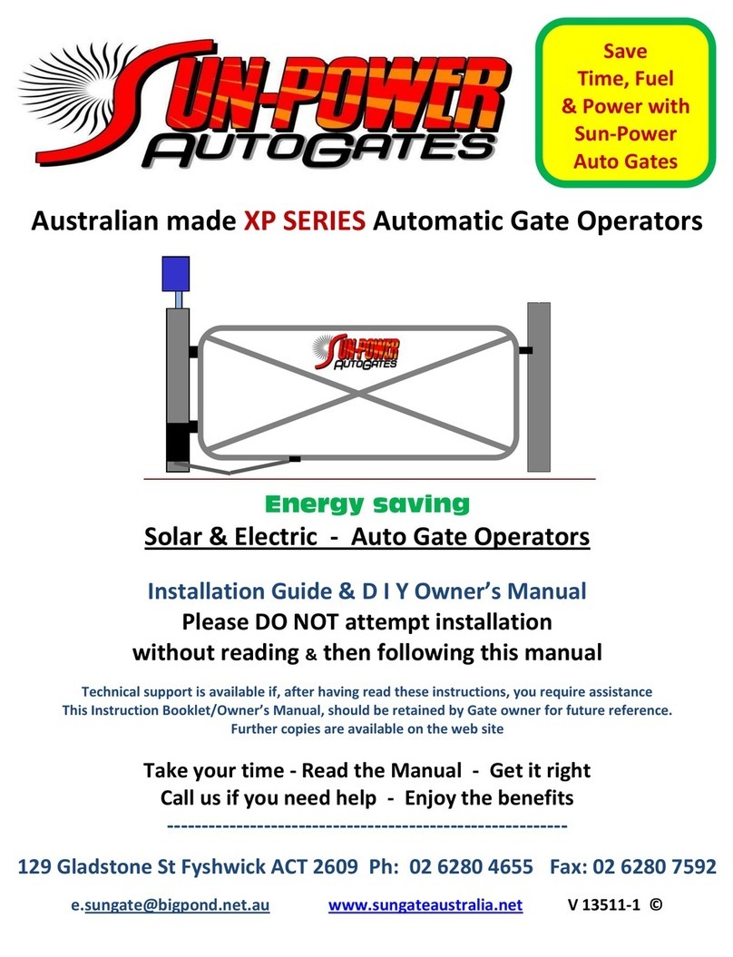 Sun Power XP Series User manual