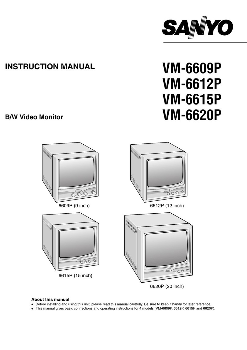 Sanyo VM-6609P User manual Sanyo VM-6609P User manual