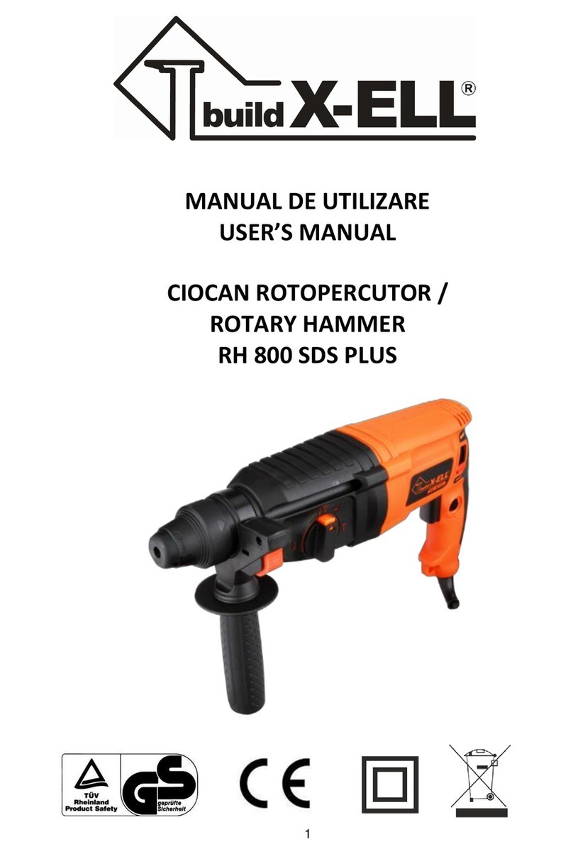 BuildXell RH 800 SDS PLUS user manual