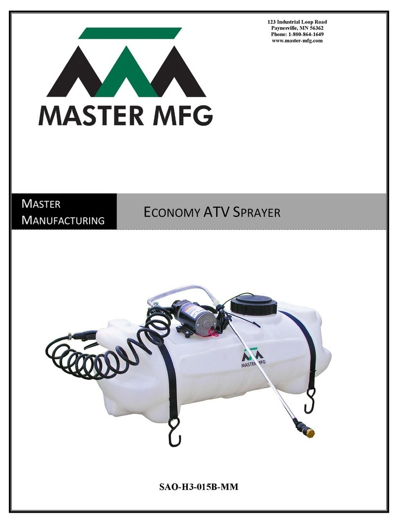 Master MFG SAO-H3-015B-MM User manual