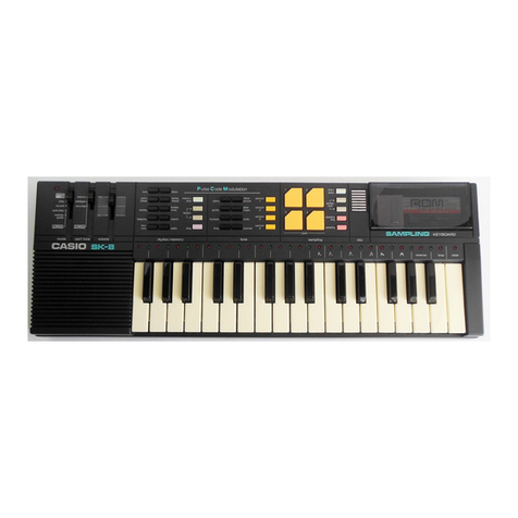Casio SK-8 User manual Casio SK-8 User manual