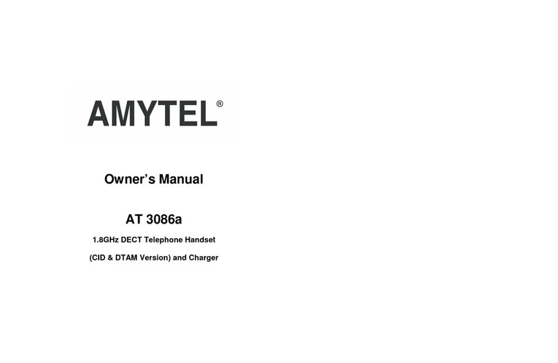 Amytel AT 3086a owner's manual