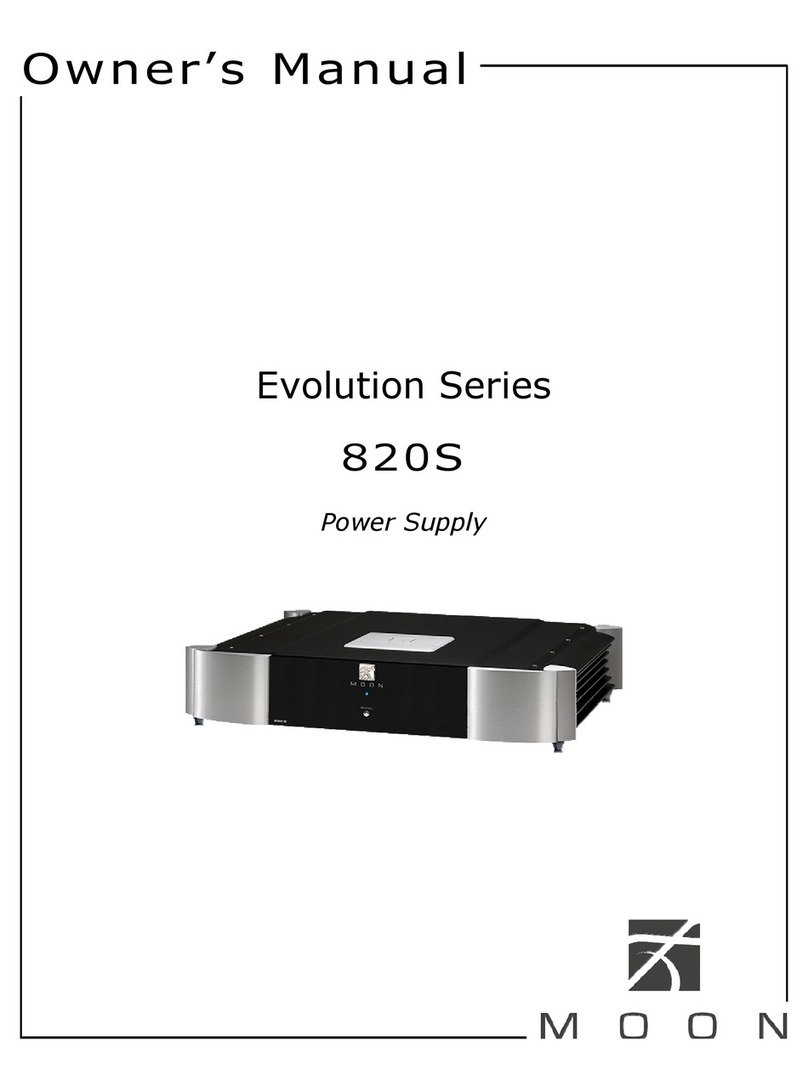 moon Evolution 820S owner's manual