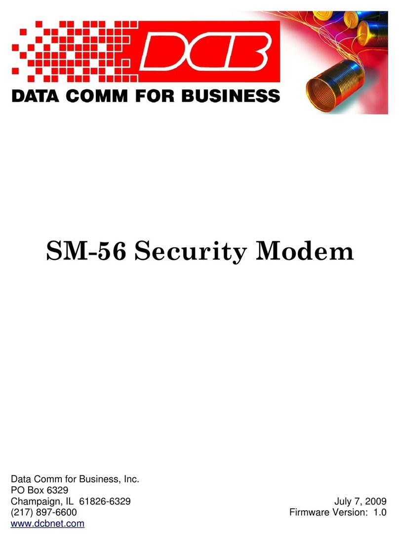 DCB SM-56 User manual