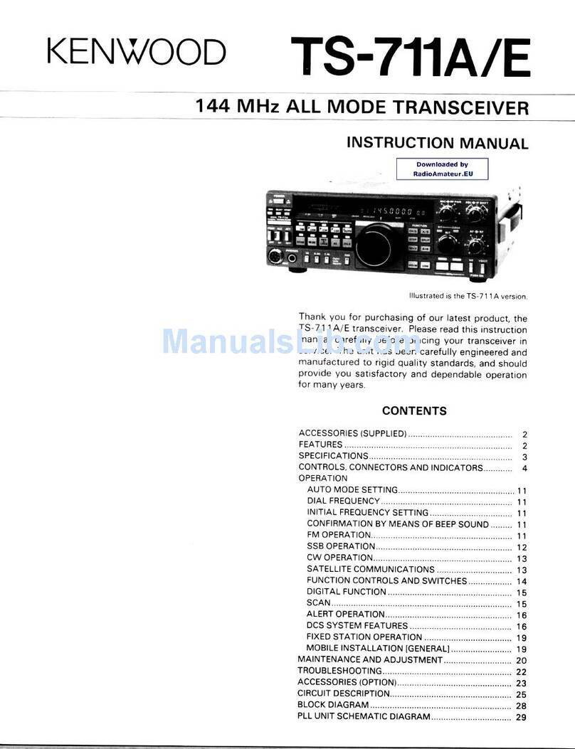Kenwood TS-711A instruction manual