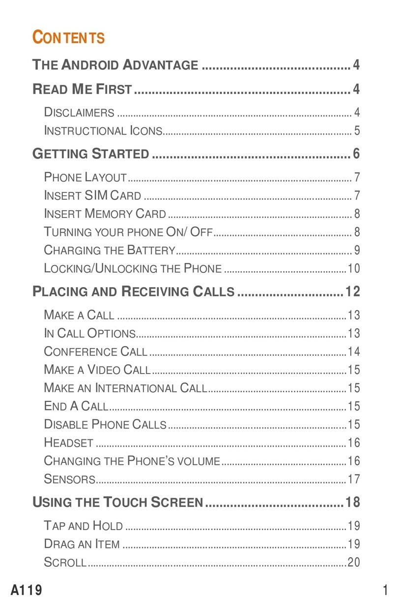 Micromax A119 User manual Micromax A119 User manual
