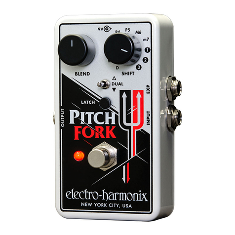 Electro-Harmonix Pitch Fork user manual Electro-Harmonix Pitch Fork user manual