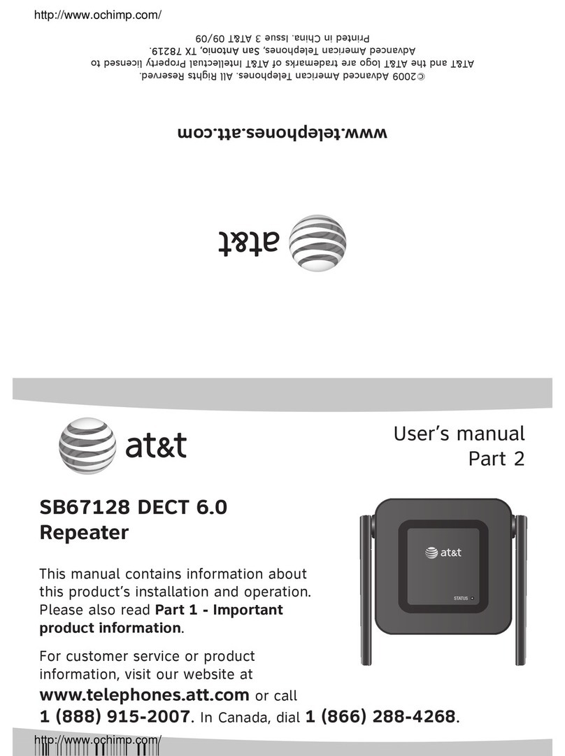 AT&T DECT 6.0 SB67128 user manual AT&T DECT 6.0 SB67128 user manual
