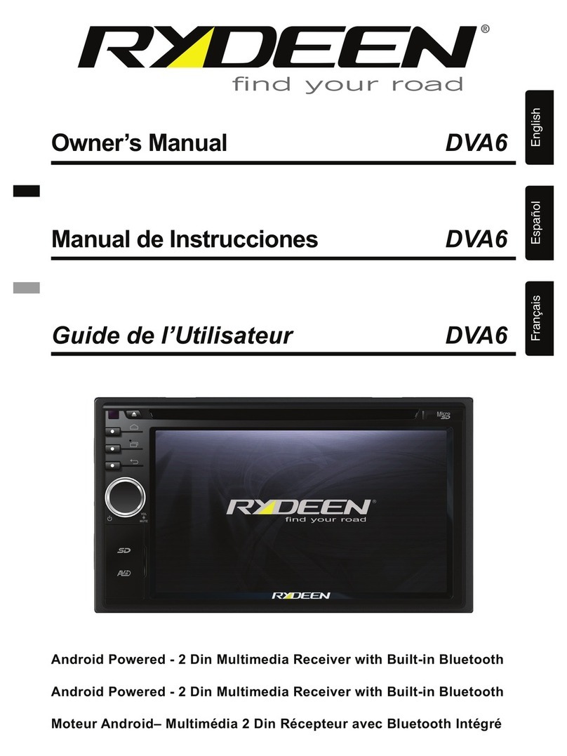 Rydeen DVA6 owner's manual