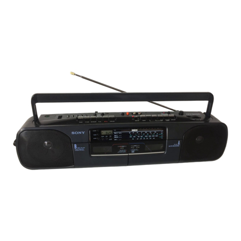 Sony CFS-W404 User manual Sony CFS-W404 User manual