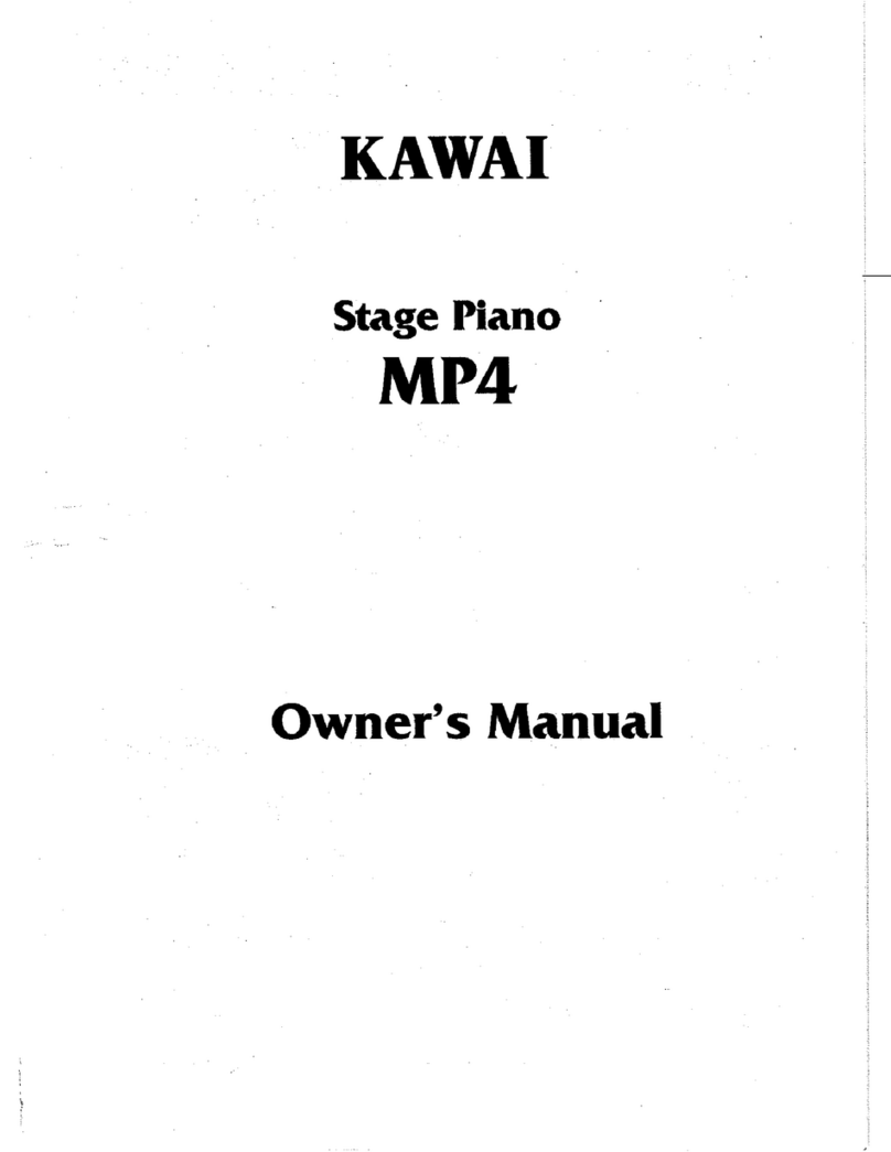 Kawai MP4 owner's manual
