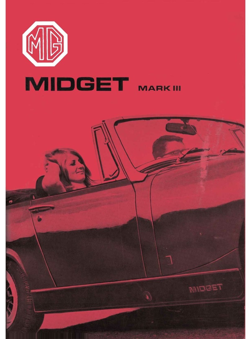 MG midget mark 3 User manual